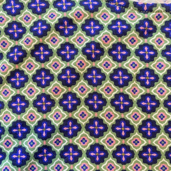 NWT Boden Women's Green Flutter Sleeve Jersey Dress in Moroccan Diamond(Sz 14R) - Picture 6 of 8